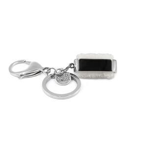 RETAIL $30 Kinsley Armelle Accessory Collection Bangle Quartz Keychain*Silver
